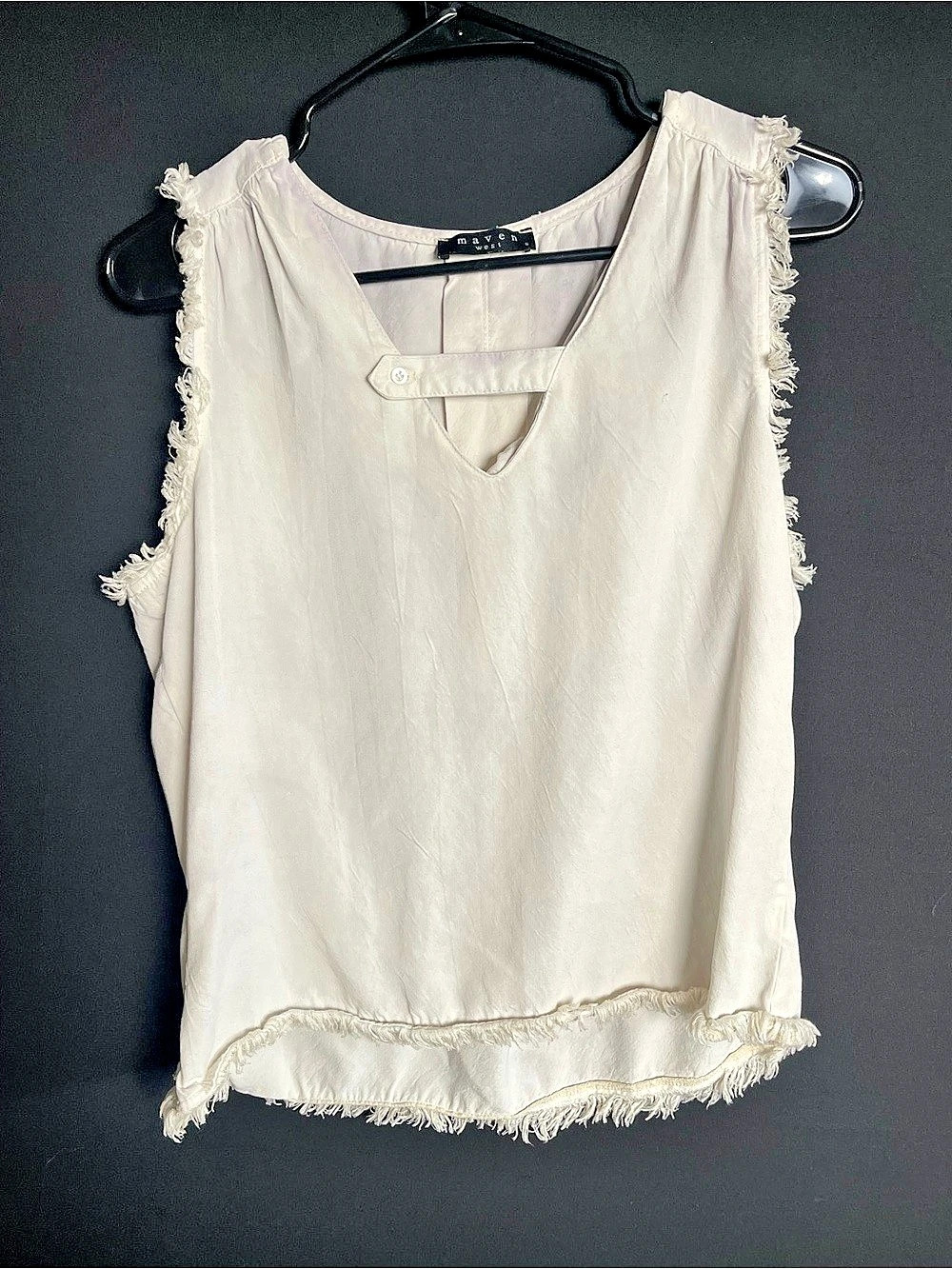 Maven west Fringe Trim Tank Top